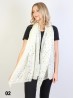 Metallic Owl Print Fashion Scarf